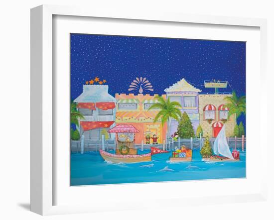 Christmas Village I-Diannart-Framed Art Print