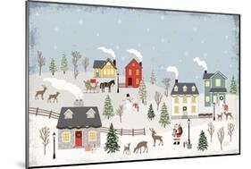 Christmas Village II Day-Laura Marshall-Mounted Art Print