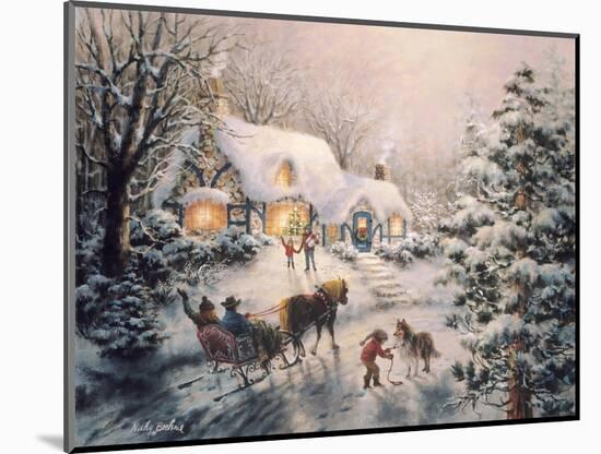 Christmas Visit-Nicky Boehme-Mounted Giclee Print