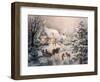 Christmas Visit-Nicky Boehme-Framed Premium Giclee Print