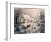 Christmas Visit-Nicky Boehme-Framed Premium Giclee Print