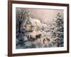 Christmas Visit-Nicky Boehme-Framed Giclee Print