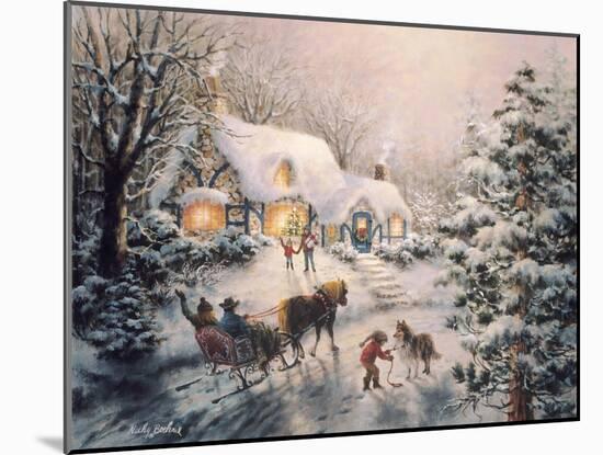 Christmas Visit-Nicky Boehme-Mounted Giclee Print