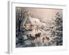 Christmas Visit-Nicky Boehme-Framed Giclee Print