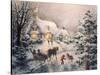 Christmas Visit-Nicky Boehme-Stretched Canvas