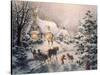 Christmas Visit-Nicky Boehme-Stretched Canvas