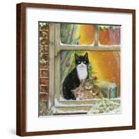 Christmas Window-Janet Pidoux-Framed Giclee Print