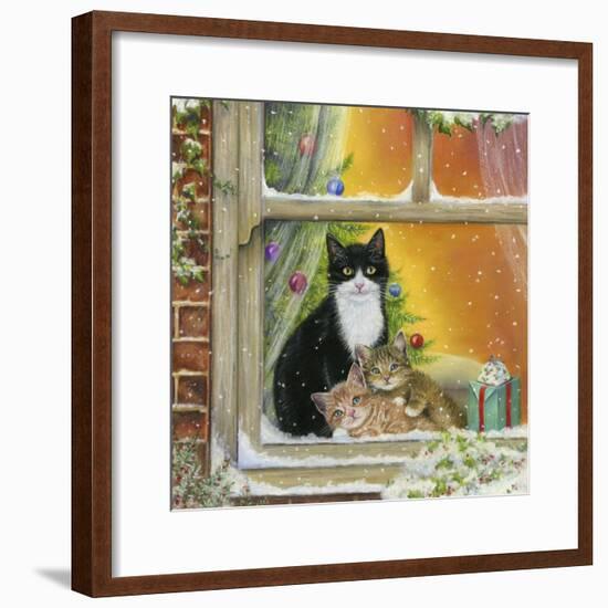 Christmas Window-Janet Pidoux-Framed Giclee Print