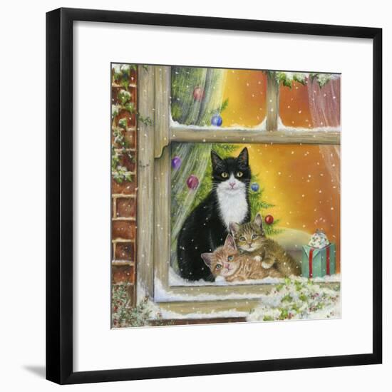 Christmas Window-Janet Pidoux-Framed Giclee Print