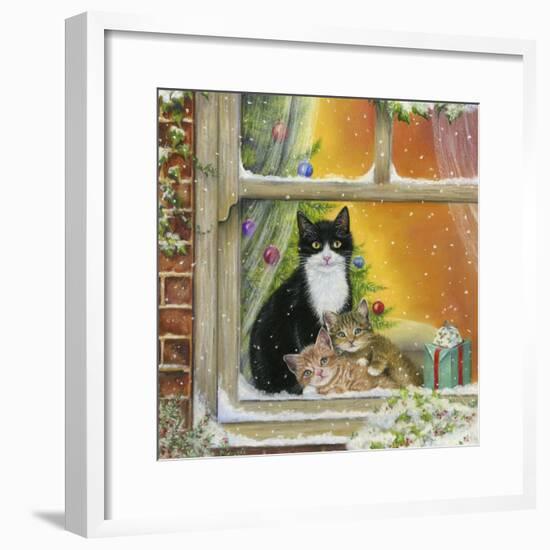 Christmas Window-Janet Pidoux-Framed Giclee Print