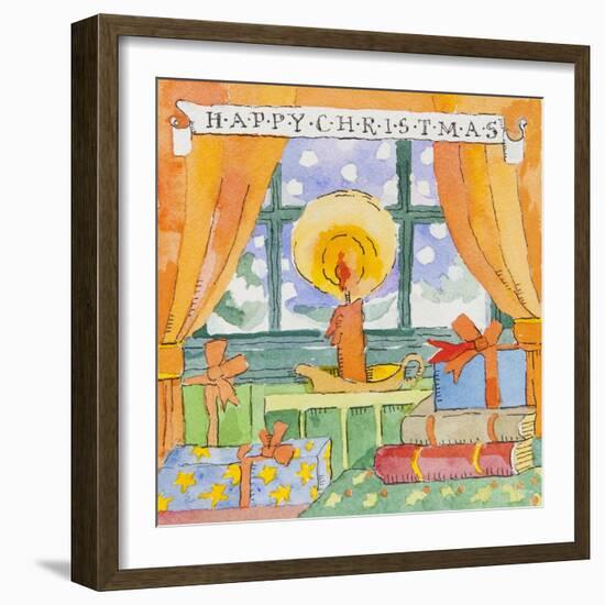 Christmas Window-Jennifer Abbott-Framed Giclee Print