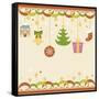 Christmas with Decorations-null-Framed Stretched Canvas
