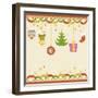 Christmas with Decorations-null-Framed Giclee Print