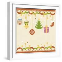 Christmas with Decorations-null-Framed Giclee Print