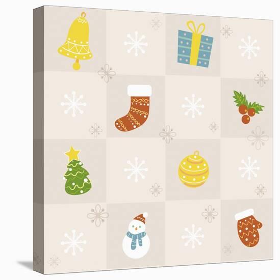 Christmas with Decorations-null-Stretched Canvas