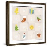 Christmas with Decorations-null-Framed Giclee Print