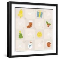 Christmas with Decorations-null-Framed Giclee Print