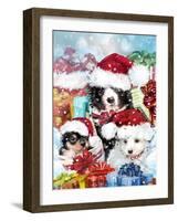 CHRISTMAS with friends-Arnica Burnstone-Framed Giclee Print