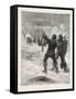 Christmas with the Arctic Expedition, 1876, Fresh Meat for Dinner-null-Framed Stretched Canvas