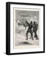 Christmas with the Arctic Expedition, 1876, Fresh Meat for Dinner-null-Framed Giclee Print
