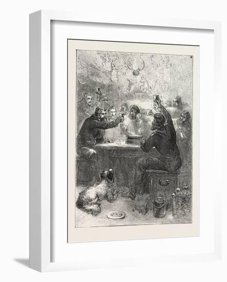 Christmas with the Arctic Expedition, 1876, to the Dear Ones at Home-null-Framed Giclee Print