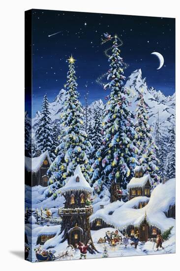 Christmas with the Elves-Jeff Tift-Stretched Canvas