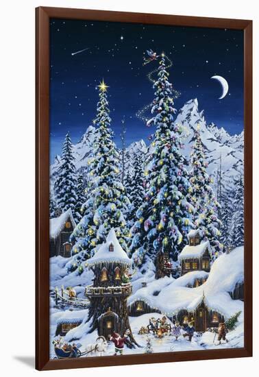 Christmas with the Elves-Jeff Tift-Framed Giclee Print