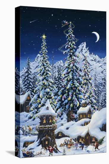 Christmas with the Elves-Jeff Tift-Stretched Canvas