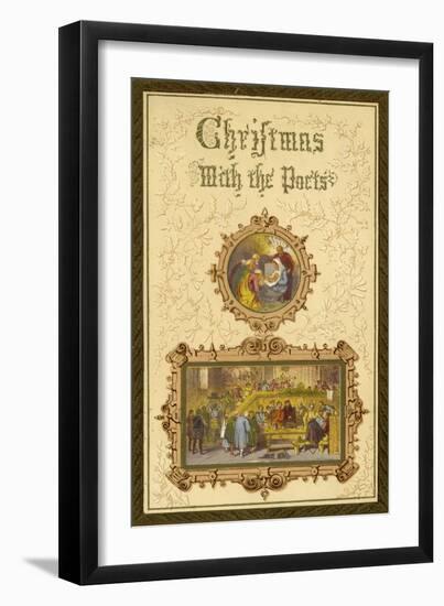 Christmas with the Poets - frontispiece-Myles Birket Foster-Framed Giclee Print