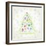 Christmas with Tree and Decorations-null-Framed Giclee Print