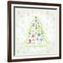 Christmas with Tree and Decorations-null-Framed Giclee Print