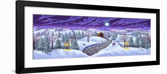 Christmas Woods-FlyLand Designs-Framed Giclee Print