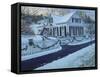 Christmas, Woodstock Vt-Bruce Dumas-Framed Stretched Canvas