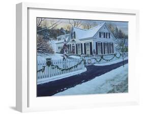 Christmas, Woodstock Vt-Bruce Dumas-Framed Giclee Print