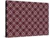 Christmas Wrap 1 Burg Diamonds-Joanne Paynter Design-Stretched Canvas