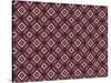 Christmas Wrap 1 Burg Diamonds-Joanne Paynter Design-Stretched Canvas