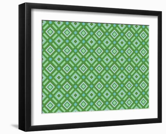 Christmas Wrap 1 Diamonds-Joanne Paynter Design-Framed Photographic Print