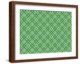 Christmas Wrap 1 Diamonds-Joanne Paynter Design-Framed Photographic Print