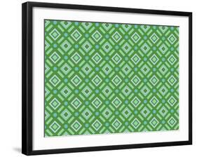 Christmas Wrap 1 Diamonds-Joanne Paynter Design-Framed Photographic Print