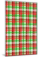 Christmas Wrap check,2017-Louisa Hereford-Mounted Giclee Print