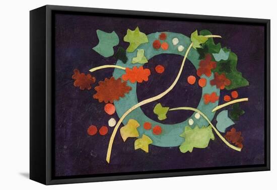 Christmas Wreath I-Christine McKechnie-Framed Stretched Canvas