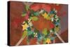 Christmas Wreath II-Christine McKechnie-Stretched Canvas