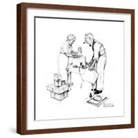 Christmas-Norman Rockwell-Framed Giclee Print