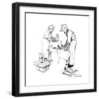 Christmas-Norman Rockwell-Framed Giclee Print