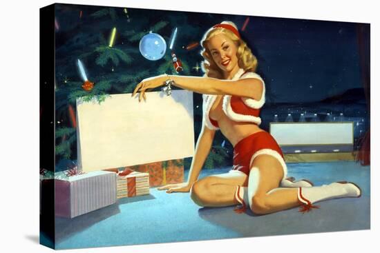 Christmas-William Medcalf-Stretched Canvas