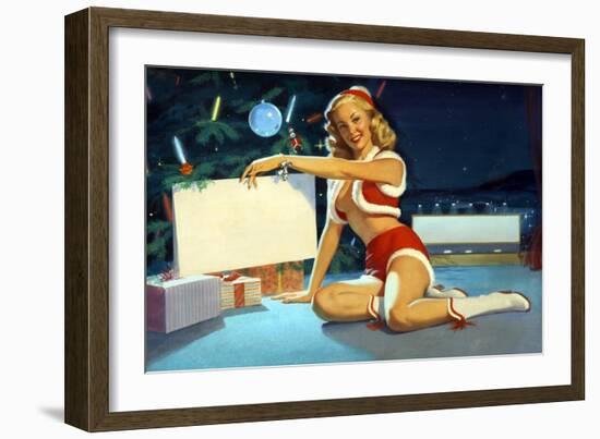 Christmas-William Medcalf-Framed Art Print