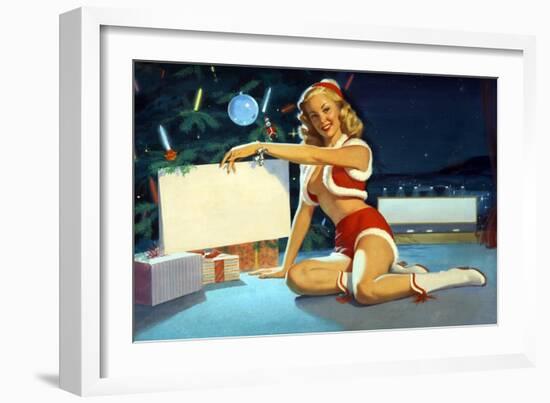 Christmas-William Medcalf-Framed Art Print