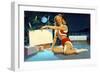 Christmas-William Medcalf-Framed Art Print