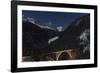 Christmassy Mood at Langwies in Canton of Grisons-Armin Mathis-Framed Photographic Print