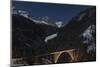Christmassy Mood at Langwies in Canton of Grisons-Armin Mathis-Mounted Photographic Print